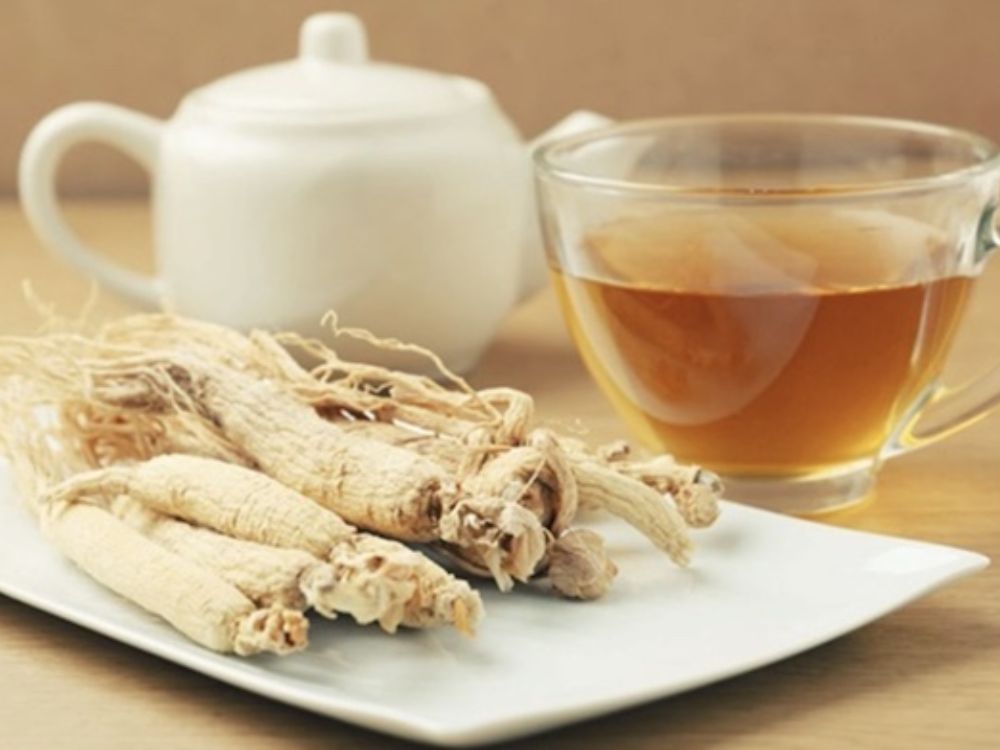 Lưu ý khi uống trà sâm